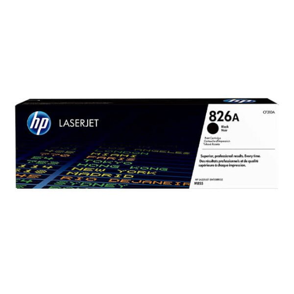 Toner-Hp-CF310A-826A-Negro-29000-600x600 Tóner Hp 826A (CF310A) Negro 29,000 Pag LaserJet Pro M855dn - Imagen 1