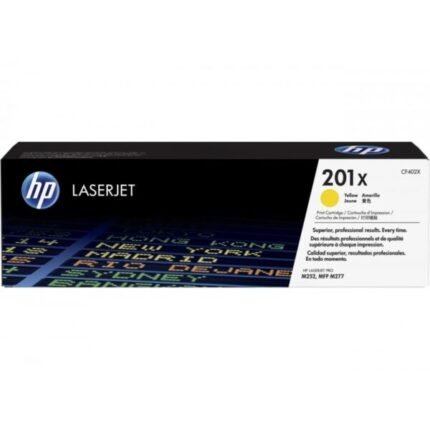 Toner Hp 201X (CF402X) Yellow 2,300 Pag LaserJet Pro M252n
