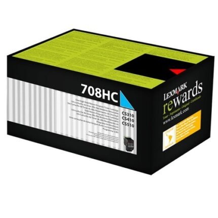 Tóner Lexmark 70C8HC0 Cyan 3,000pag
