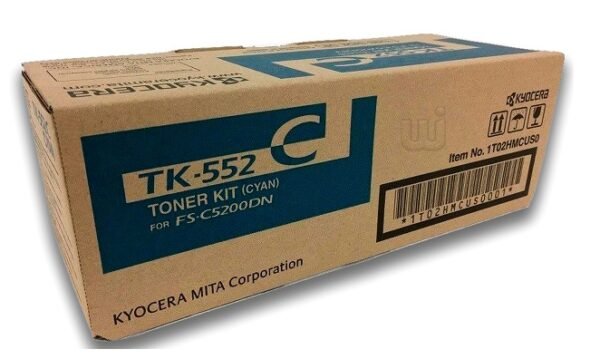 Kyocera TK-552C / Toner Cian 6k
