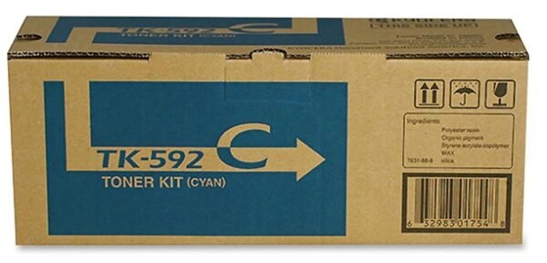 Kyocera TK-592C / Toner Cian 5k