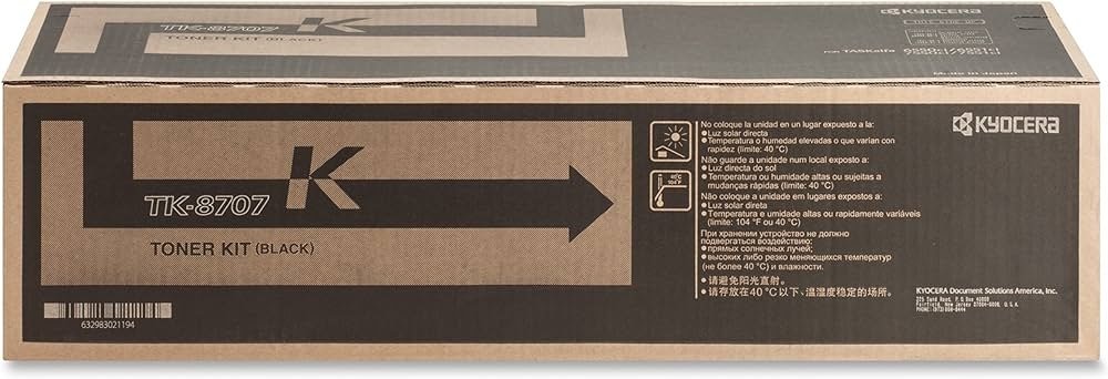 Kyocera TK-8707K / Toner Negro 70k
