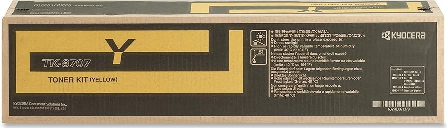 Kyocera TK-8707Y / Toner Amarillo 30k