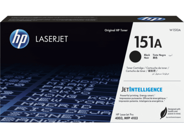 Cartucho de tóner HP LaserJet 151A, negro