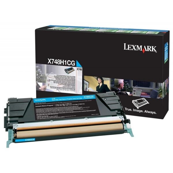 Toner Lexmark X748 Cyan – Alto Rendimiento, X748de