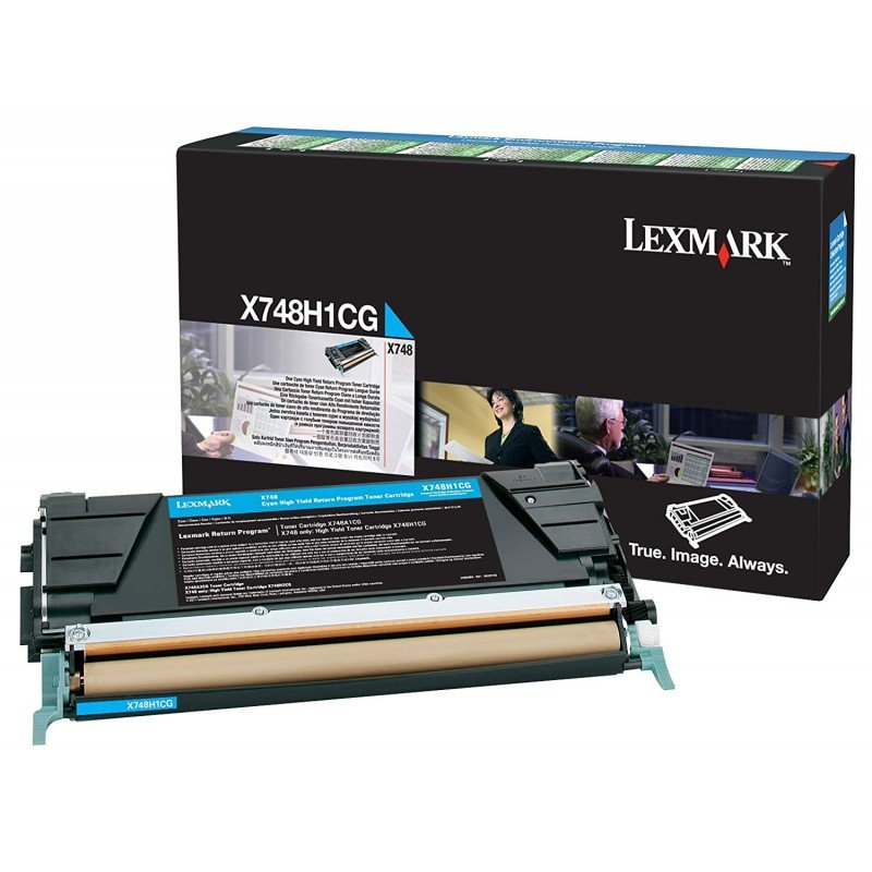 Toner Lexmark X748 Cyan – Alto Rendimiento, X748de