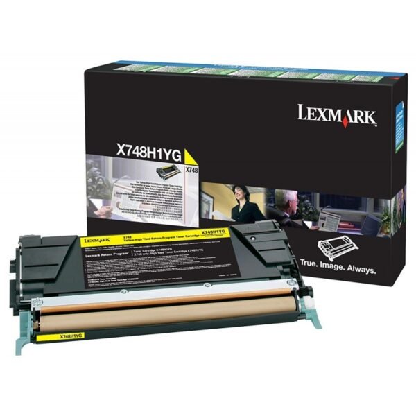 Toner Lexmark X748 Yellow – Alto Rendimiento, X748de
