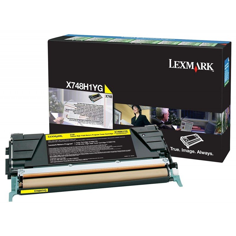 Toner Lexmark X748 Yellow – Alto Rendimiento, X748de