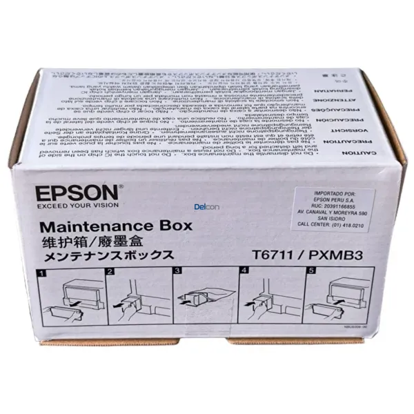 Caja De Mantenimiento Epson T671100/PXMB3 EcoTank L1455 Original
