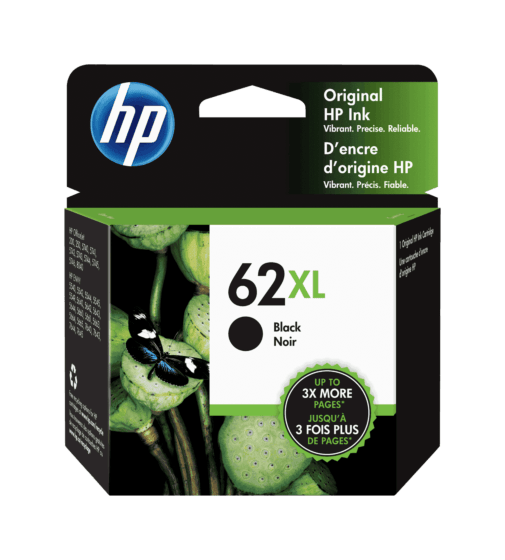 Cartucho de Tinta HP 62XL Negra Original