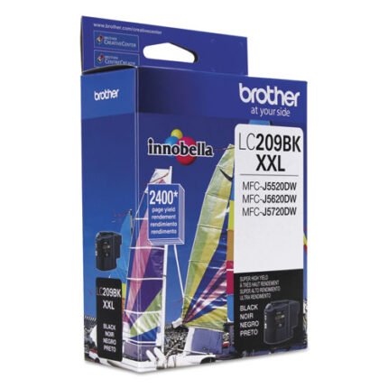 Tinta Brother LC-209BK Negro 2,400 paginas
