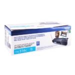 Toner Brother TN-316C cyan, rendimiento 3,500pg
