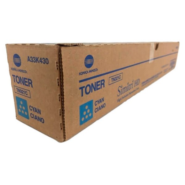 Toner Konica Minolta TN321C Cyan 25,000 páginas