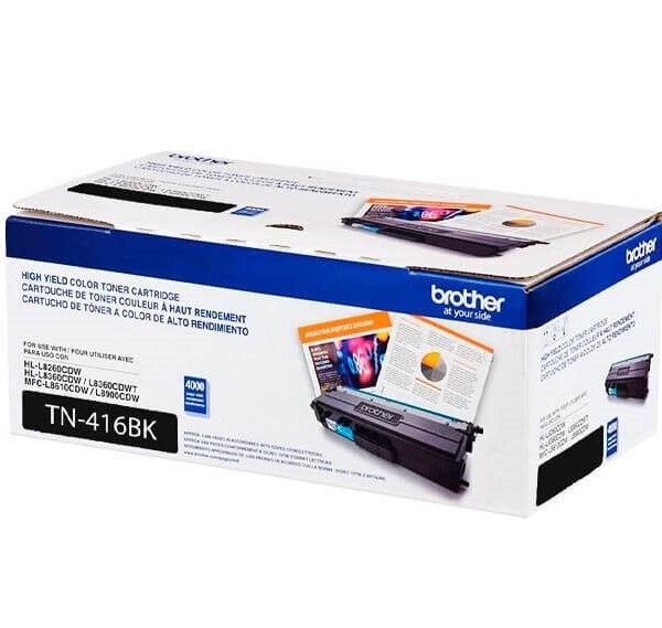 Tóner Brother TN-416BK original Negro Toner Brother TN-416Nk Negro 6,500 paginas - Imagen 1
