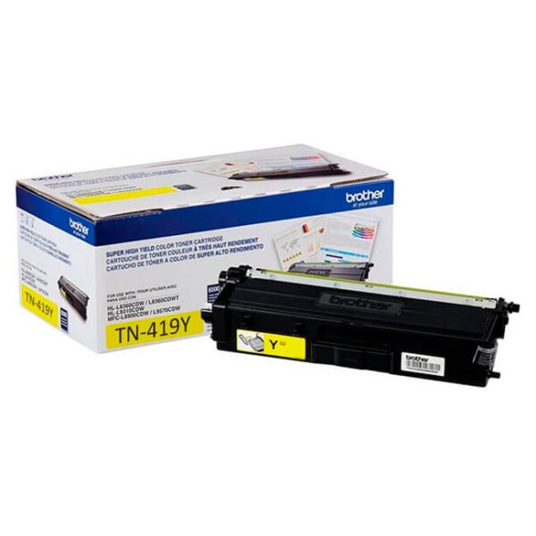Toner Brother TN-419Y  Yellow 9,000 paginas