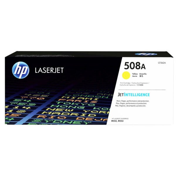 toner-hp-508a-cf362a-yellow-600x600 Toner Hp 508A (FC362A) Yellow 5,000 Pag LaserJet Pro M577dn - Imagen 1