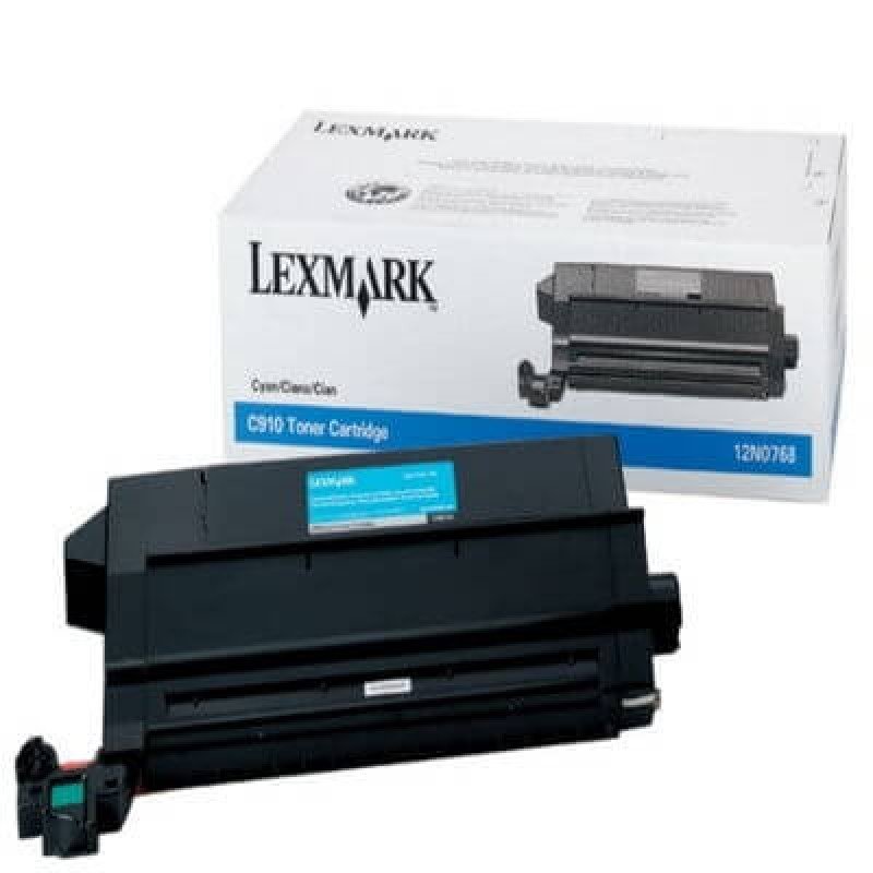 Toner Lexmark 12n0768 Cyan
