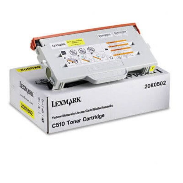 Toner Lexmark 20k0502 Yellow
