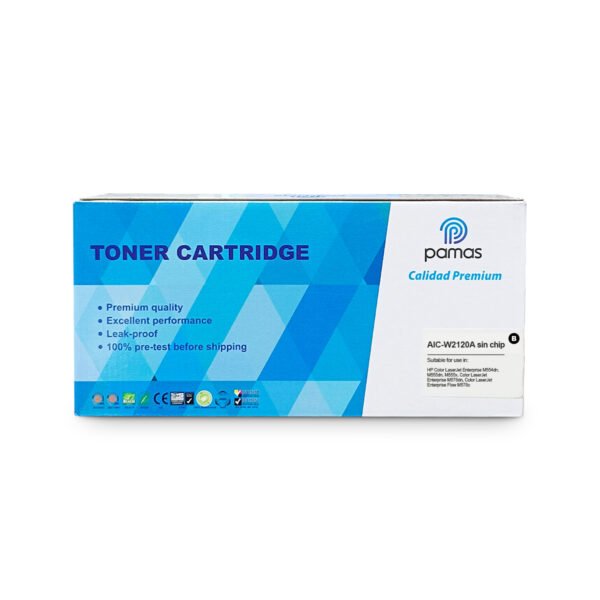 Toner PAMAS Compatible HP212A / W2120A Sin Chip – Negro